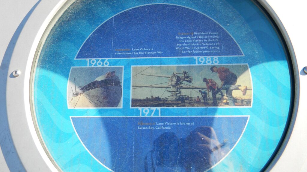 SS LANE VICTORY MEMORIAL SHIP PANEL C