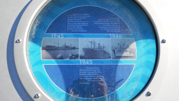 SS LANE VICTORY MEMORIAL SHIP PANEL A
