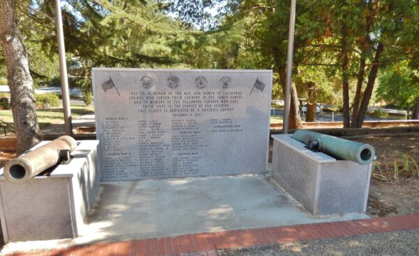 CALAVERAS COUNTY WAR VETERANS MEMORIAL