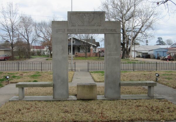 LITTLE RIVER COUNTY WAR MEMORIAL BACK