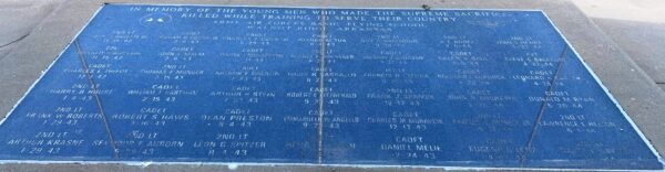 IN MEMORY OF THOSE KILLED WHILE TRAINING IN FLYING SCHOOL MEMORIAL
