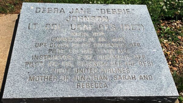 DEBRA JANE “DEBBIE” JOHNSON MEMORIAL TABLET