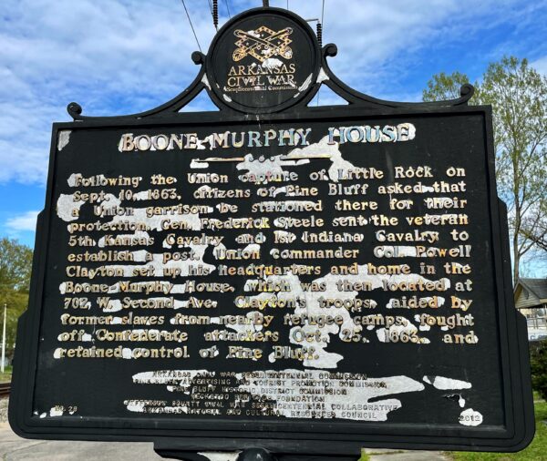 BOONE-MURPHY HOUSE WAR MEMORIAL MARKER