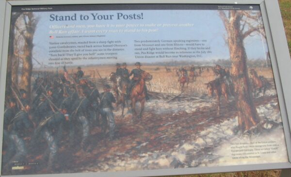 STAND TO YOUR POSTS! WAR MEMORIAL PANEL