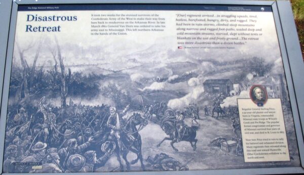 DISASTROUS RETREAT WAR MEMORIAL PANEL