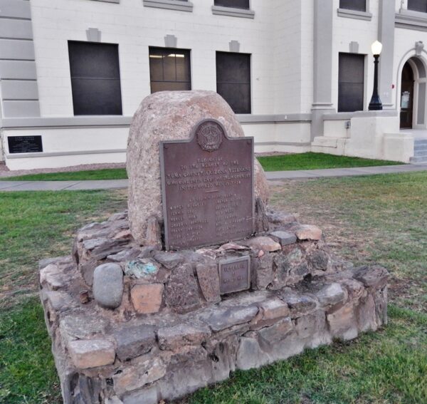 YUMA COUNTY, ARIZONA  VETERANS WORLD WAR MEMORIAL