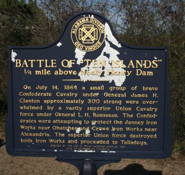 BATTLE OF “TEN ISLANDS” WAR MEMORIAL MARKER
