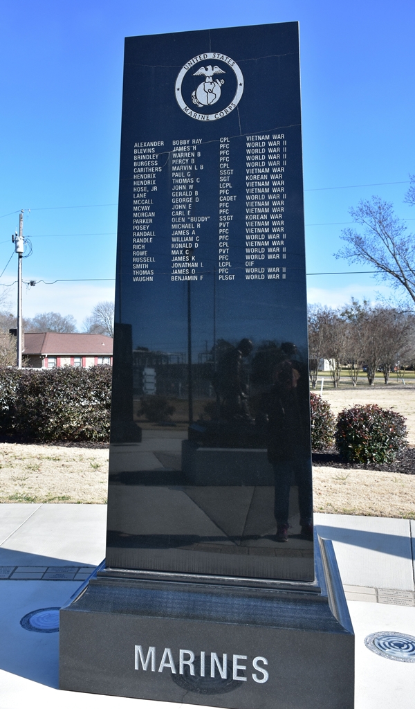 MORGAN COUNTY, AL VETERANS MEMORIAL MARINES STONE