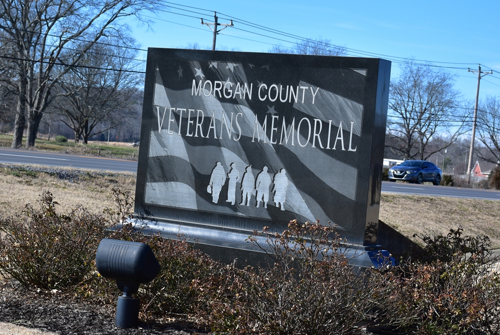 MORGAN COUNTY, AL VETERANS MEMORIAL ENTRANCE STONE