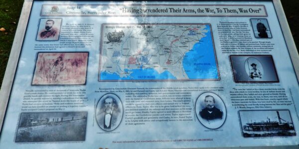 “HAVING SURRENDERED THEIR ARMS” MEMORIAL PANEL