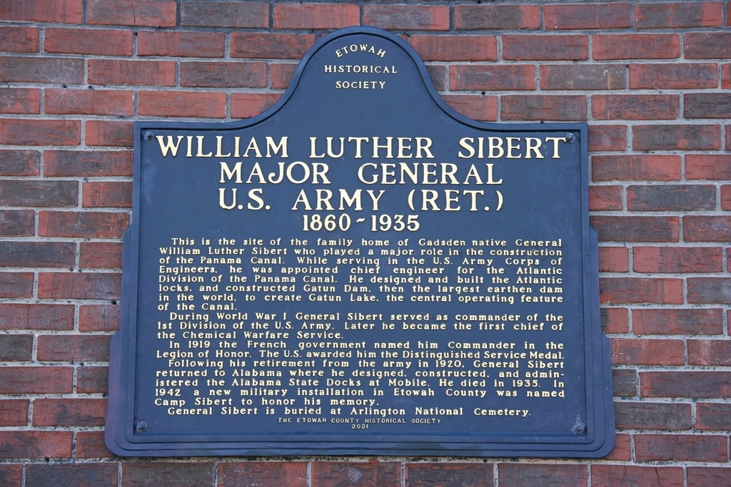 WILLIAM LUTHER SIBERT MAJOR GENERAL U.S. ARMY (RET.) MEMORIAL MARKER
