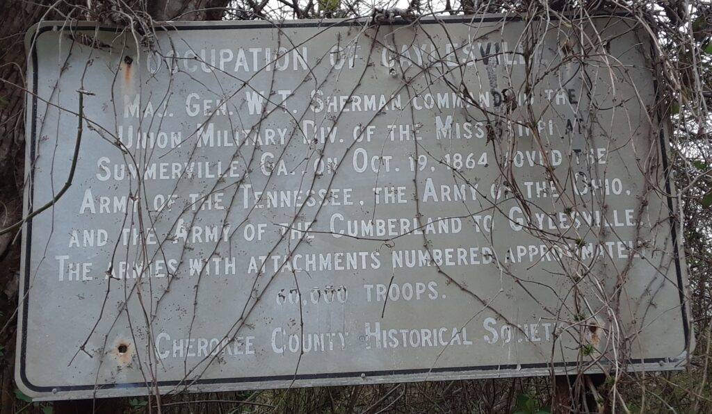 OCCUPATION OF GAYLESVILLE WAR MEMORIAL MARKER
