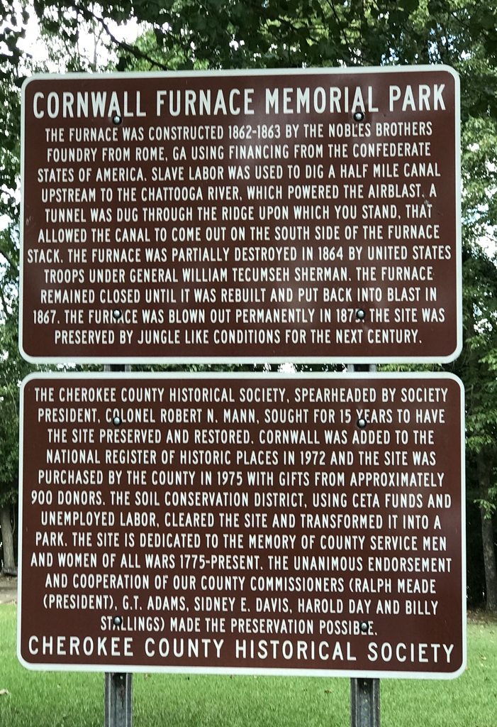 CORNWALL FURNACE MEMORIAL PARK MARKER