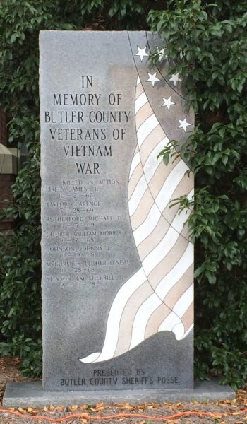 BUTLER COUNTY VETERANS OF VIETNAM WAR MEMORIAL