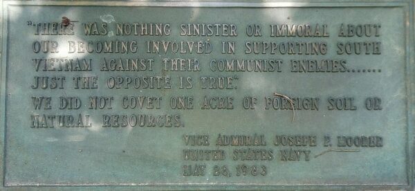 EUFAULA VIETNAM VETERAN’S MEMORIAL PLAQUE D