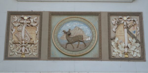 STOCKTON MEMORIAL CIVIC AUDITORIUM SCULPTURED PANEL D