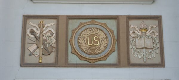 STOCKTON MEMORIAL CIVIC AUDITORIUM SCULPTURED PANEL B