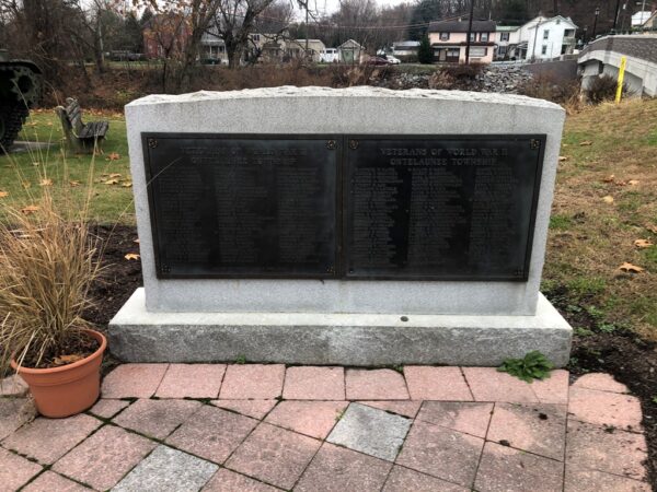VETERANS OF WORLD WAR II ONTELAUNEE TOWNSHIP MEMORIAL