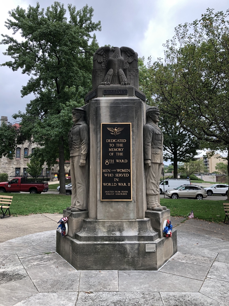 8TH WARD WORLD WAR II MEMORIAL FRONT