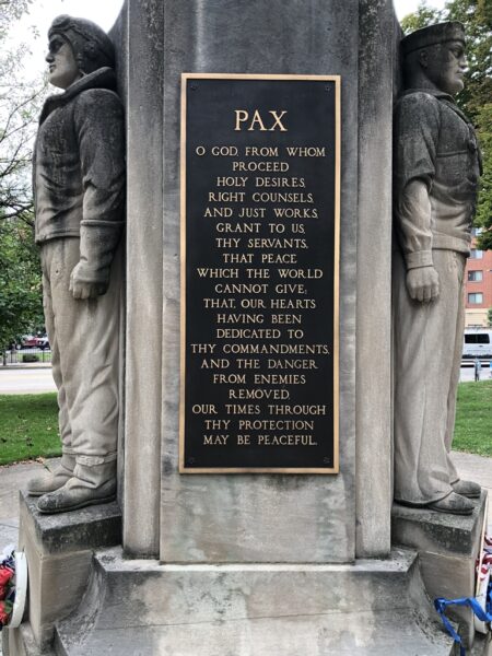 8TH WARD WORLD WAR II MEMORIAL PLAQUE C