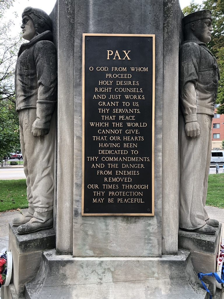 8TH WARD WORLD WAR II MEMORIAL PLAQUE C