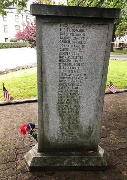 HONORED ONCE AS FALLEN WARRIORS MEMORIAL SIDE B