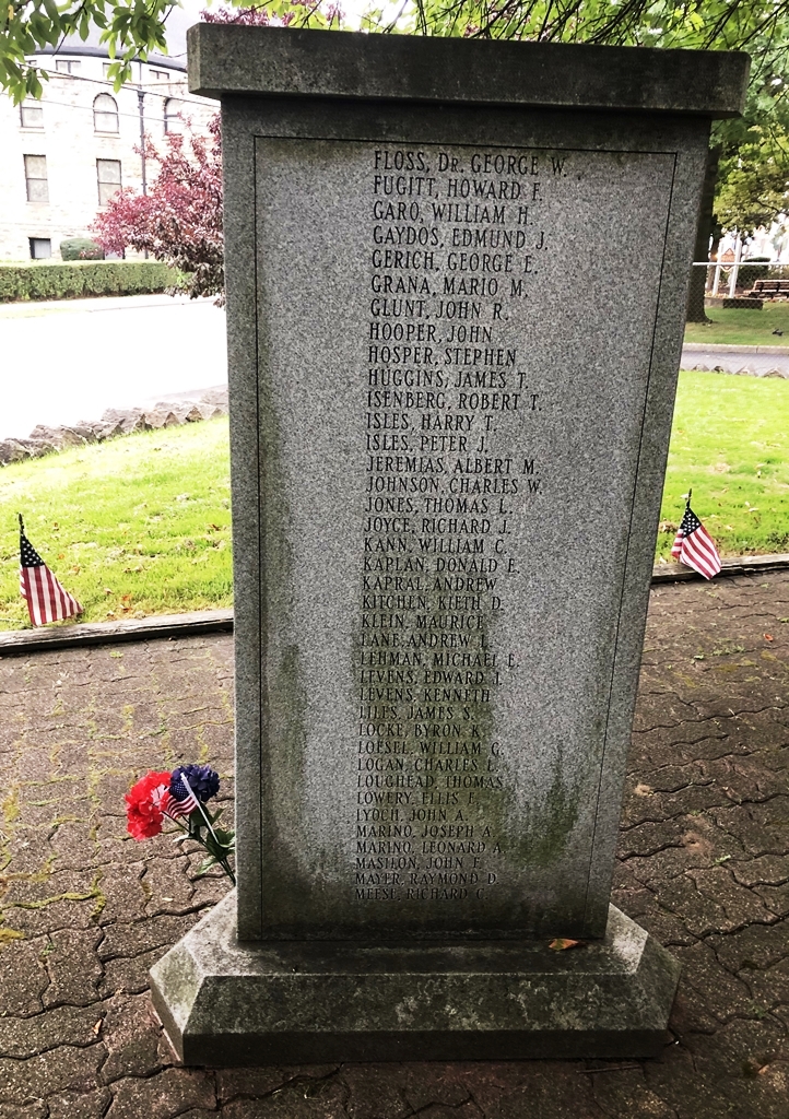 HONORED ONCE AS FALLEN WARRIORS MEMORIAL SIDE B