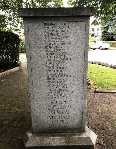 HONORED ONCE AS FALLEN WARRIORS MEMORIAL SIDE C