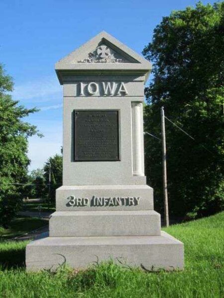 3RD IOWA INFANTRY AT VICKSBURG MEMORIAL