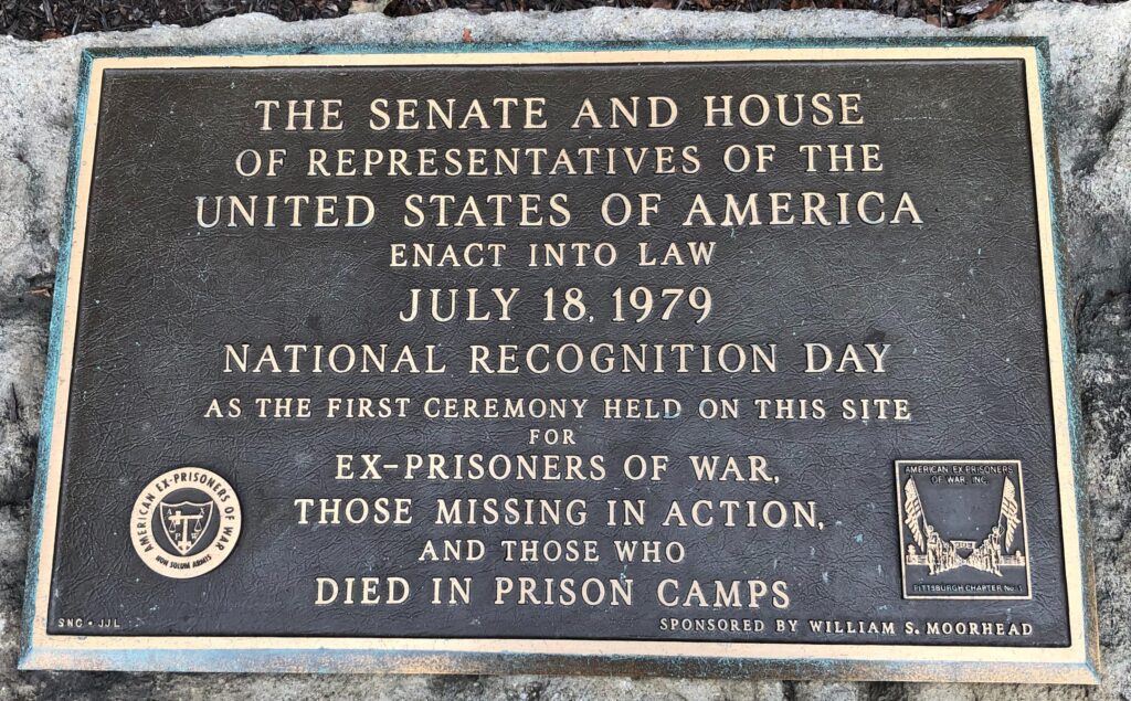 NATIONAL RECOGNITION DAY MEMORIAL PLAQUE