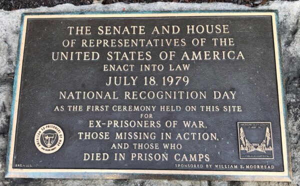 NATIONAL RECOGNITION DAY MEMORIAL PLAQUE