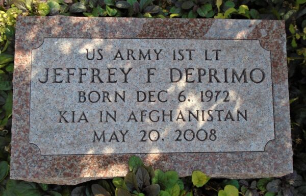 JEFFREY F DEPRIMO WAR MEMORIAL TABLET