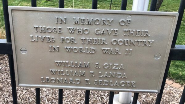 GLEN CARBON VETERANS MONUMENT PLAQUE B