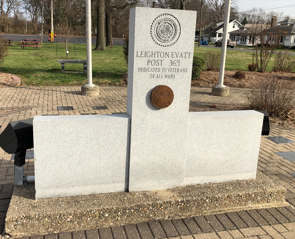 AMERICAN LEGION LEIGHTON EVATT POST 365 ALL WARS VETERANS  MEMORIAL