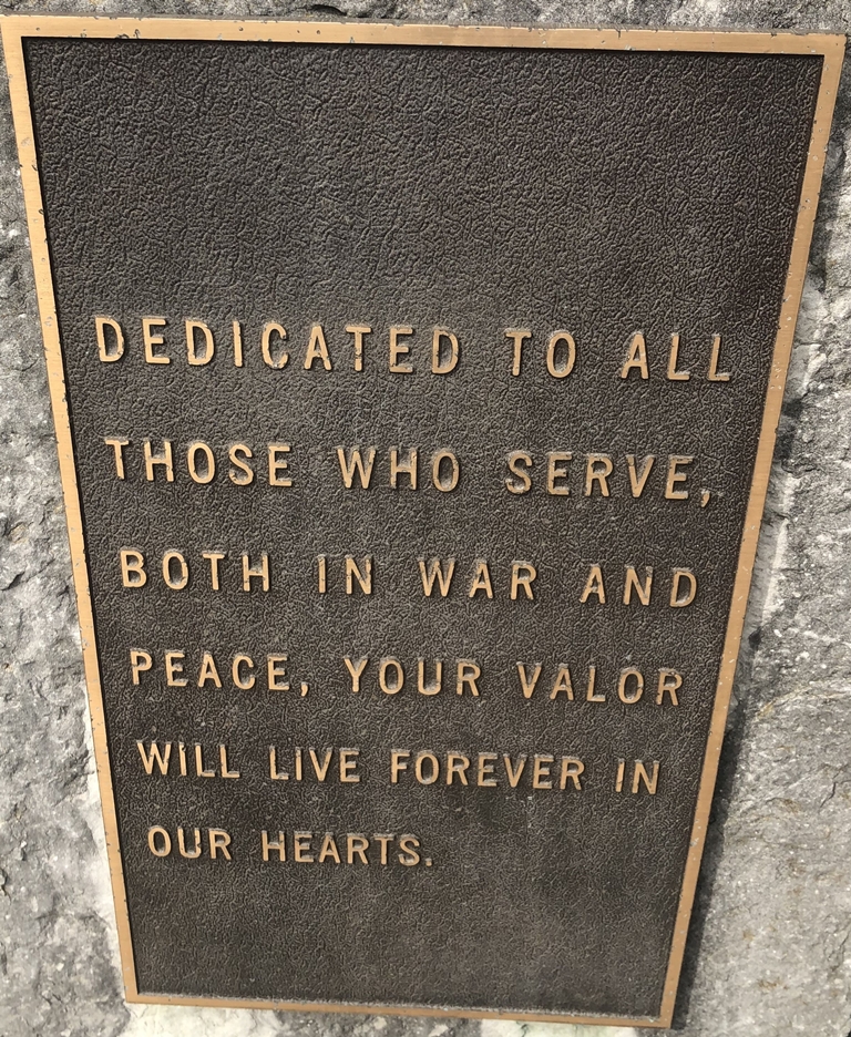 COTTAGE HILLS ALL VETERANS MEMORIAL PLAQUE A