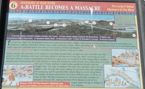 A BATTLE BECOMES A MASSACRE MEMORIAL PANEL