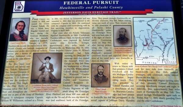 FEDERAL PURSUIT WAR MEMORIAL PANEL