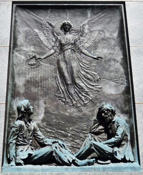 NEW YORK STATE ANDERSONVILLE WAR MEMORIAL BACK PLAQUE