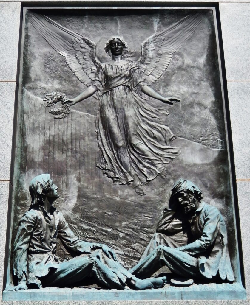 NEW YORK STATE ANDERSONVILLE WAR MEMORIAL BACK PLAQUE