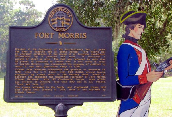 FORT MORRIS REVOLUTIONARY WAR MEMORIAL MARKER