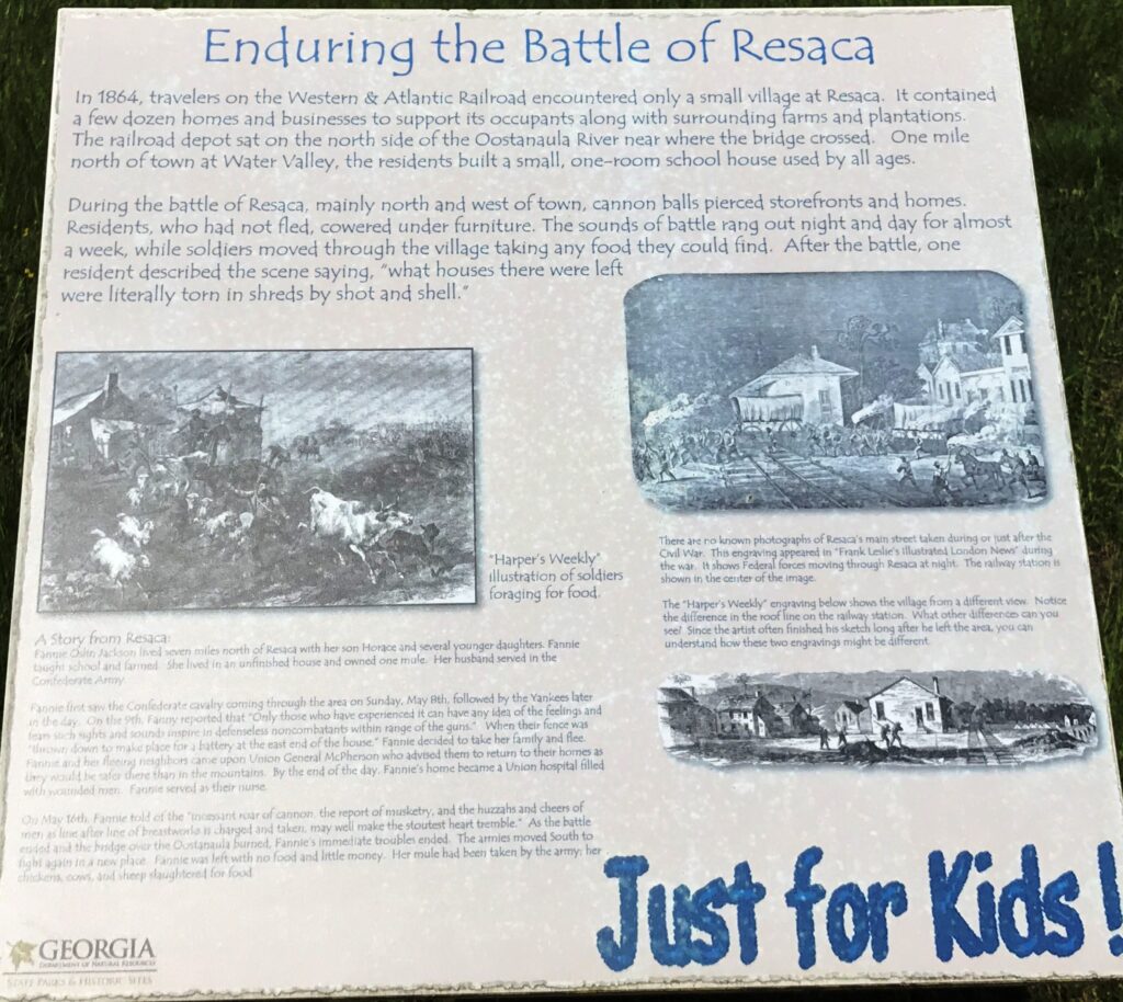 ENDURING THE BATTLE OF RESACA WAR MEMORIAL PANEL