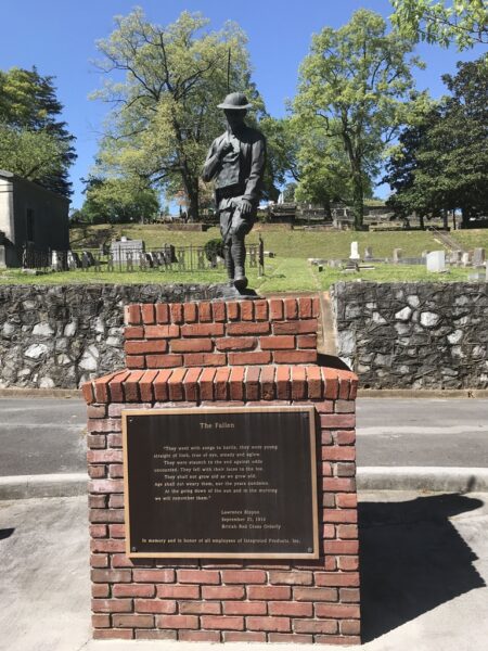 ALL EMPLOYEES OF INTEGRATED PRODUCTS WORLD WAR MEMORIAL