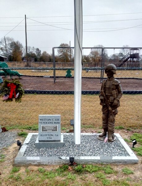 WESTON C. LEE VETERANS PARK MEMORIAL FLAGPOLE