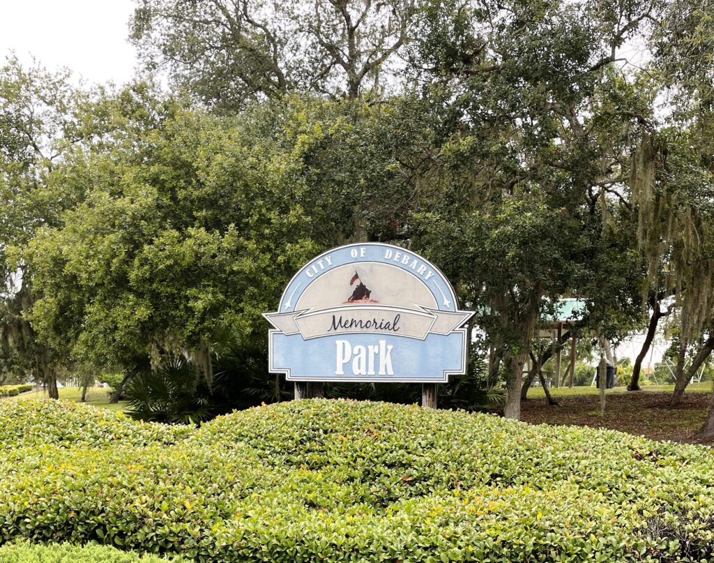CITY OF DEBARY MEMORIAL PARK MARKER