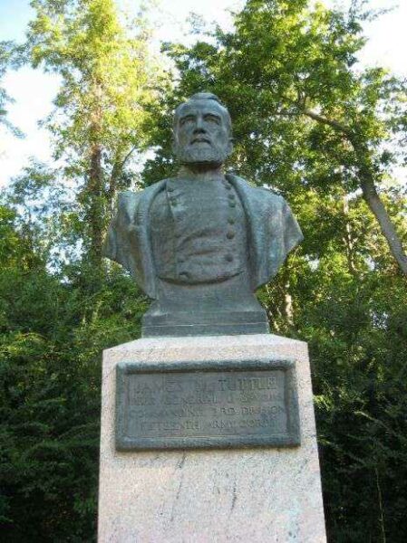 GENERAL JAMES M. TUTTLE MEMORIAL BUST