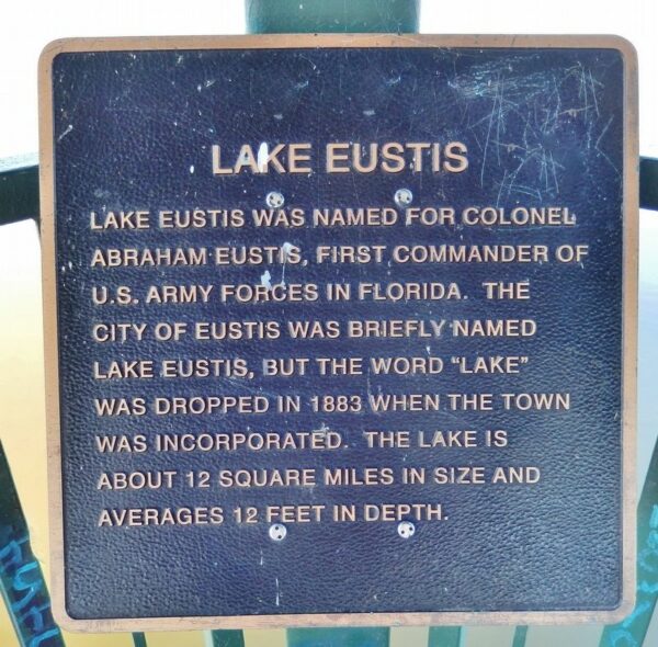 LAKE EUSTIS MEMORIAL PLAQUE