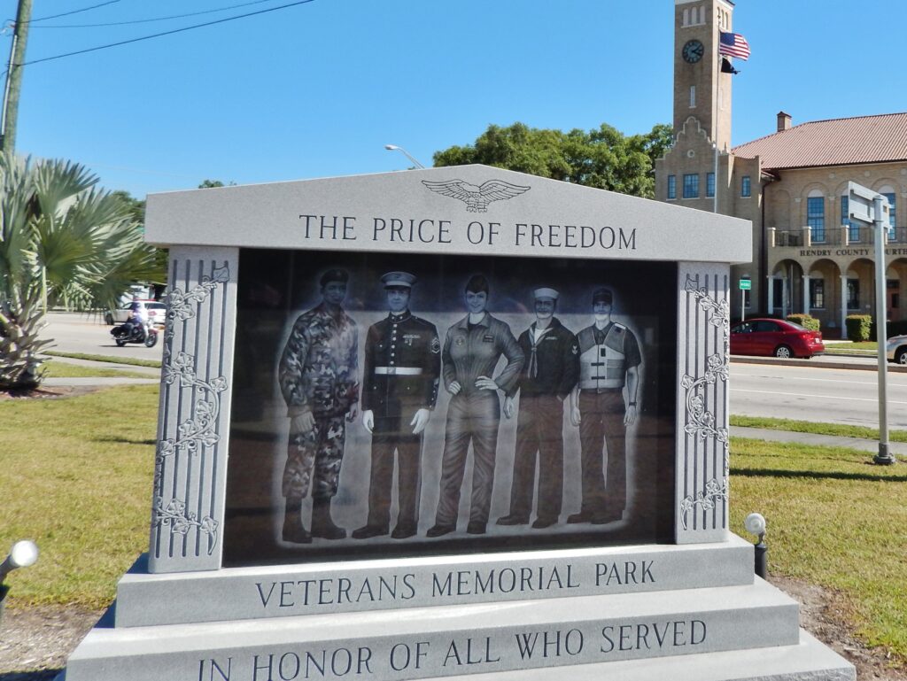 THE PRICE OF FREEDOM WAR MEMORIAL