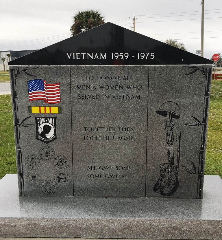 MERRITT ISLAND VIETNAM 1959-1975 WAR MEMORIAL FRONT