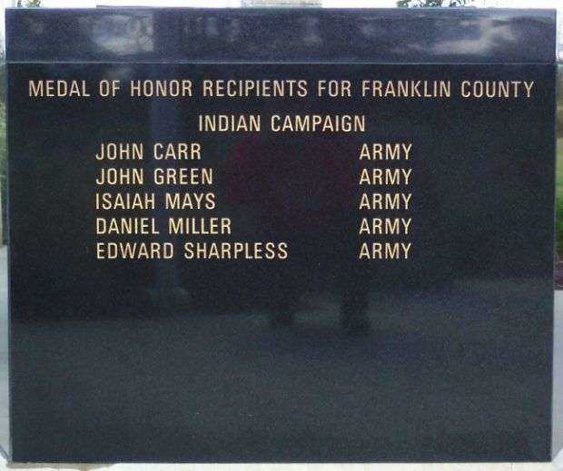 FOREST LAWN MEDAL OF HONOR INDIAN CAMPAIGN MEMORIAL