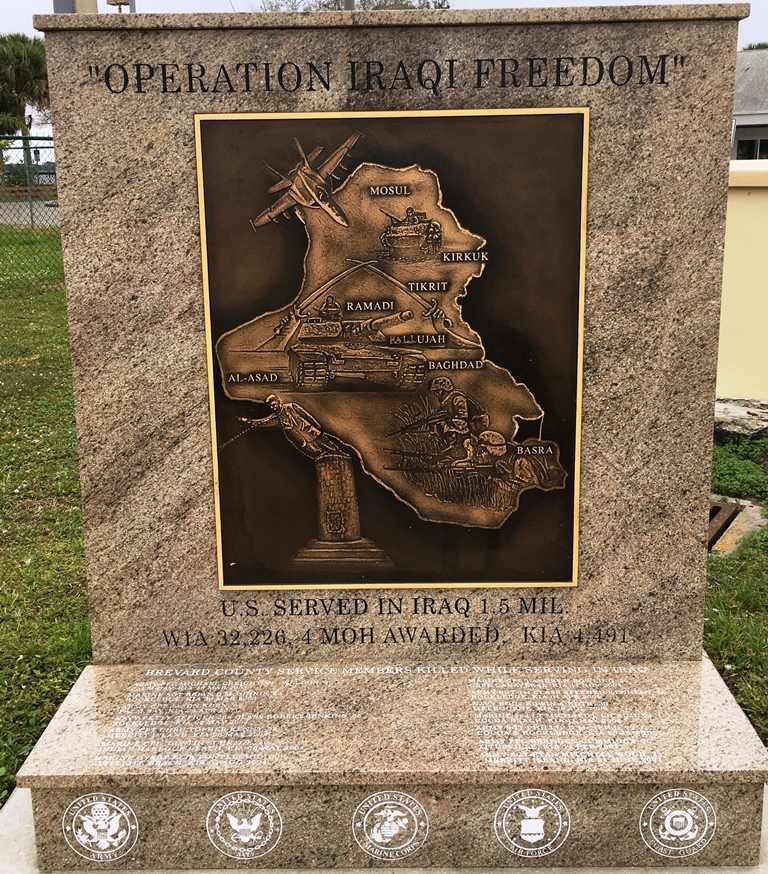 “OPERATION IRAQI FREEDOM” WAR MEMORIAL
